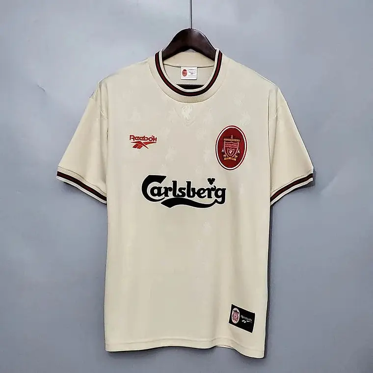 Camisa Liverpool Retrô 1996/1997 Branca - Reebok 1