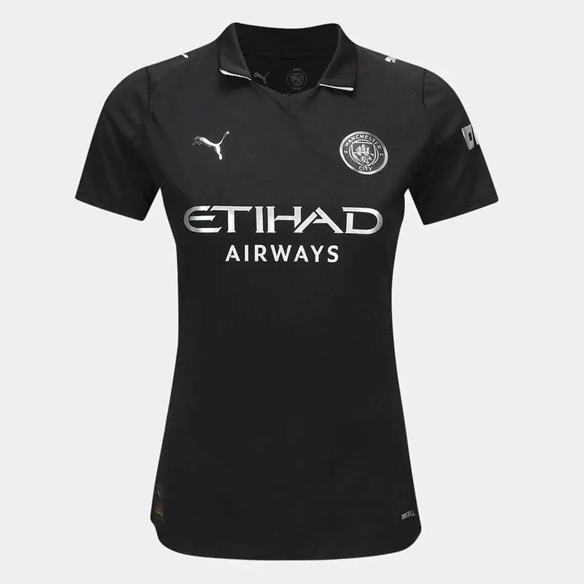 Camisa Manchester City Away 25/26 s/n Torcedor Puma Feminina - Preto 1