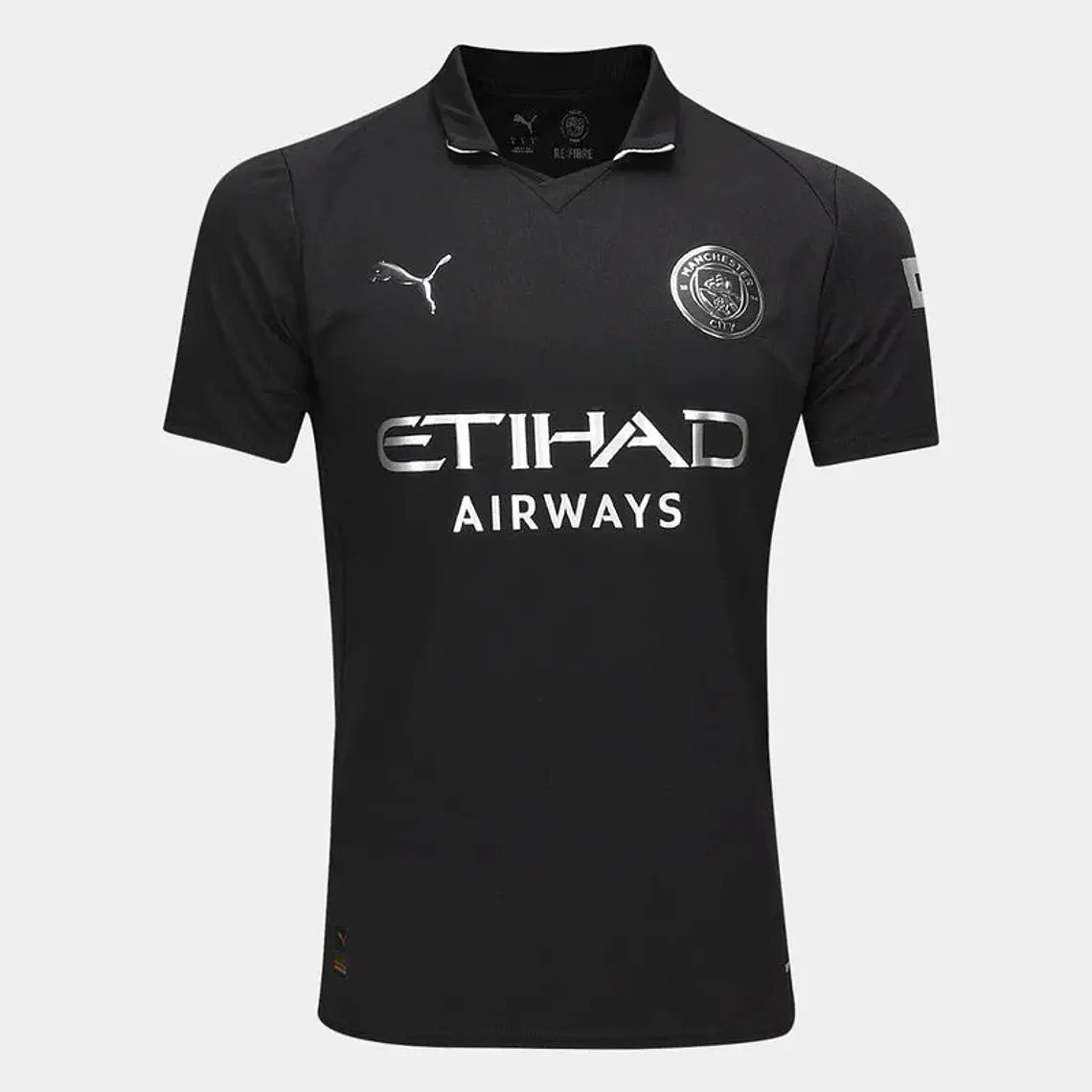 Camisa Manchester City Away 25/26 s/n Torcedor Puma Masculina - Preto 1