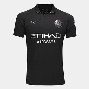 Camisa Manchester City Away 25/26 s/n Torcedor Puma Masculina - Preto