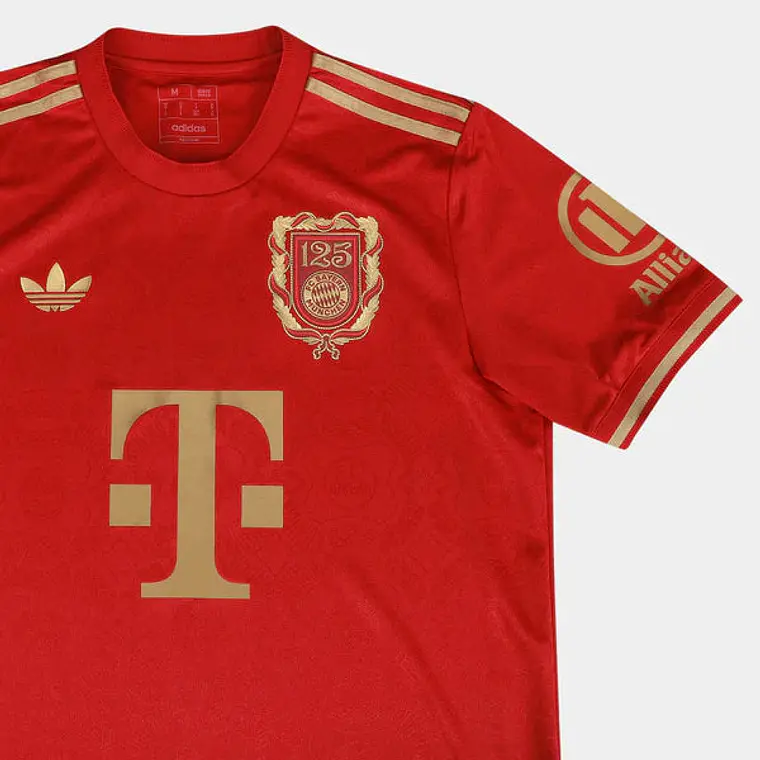 Camisa Bayern de Munique 25/26 Comemorativa 125 Anos Adidas Masculina - Vermelho 2