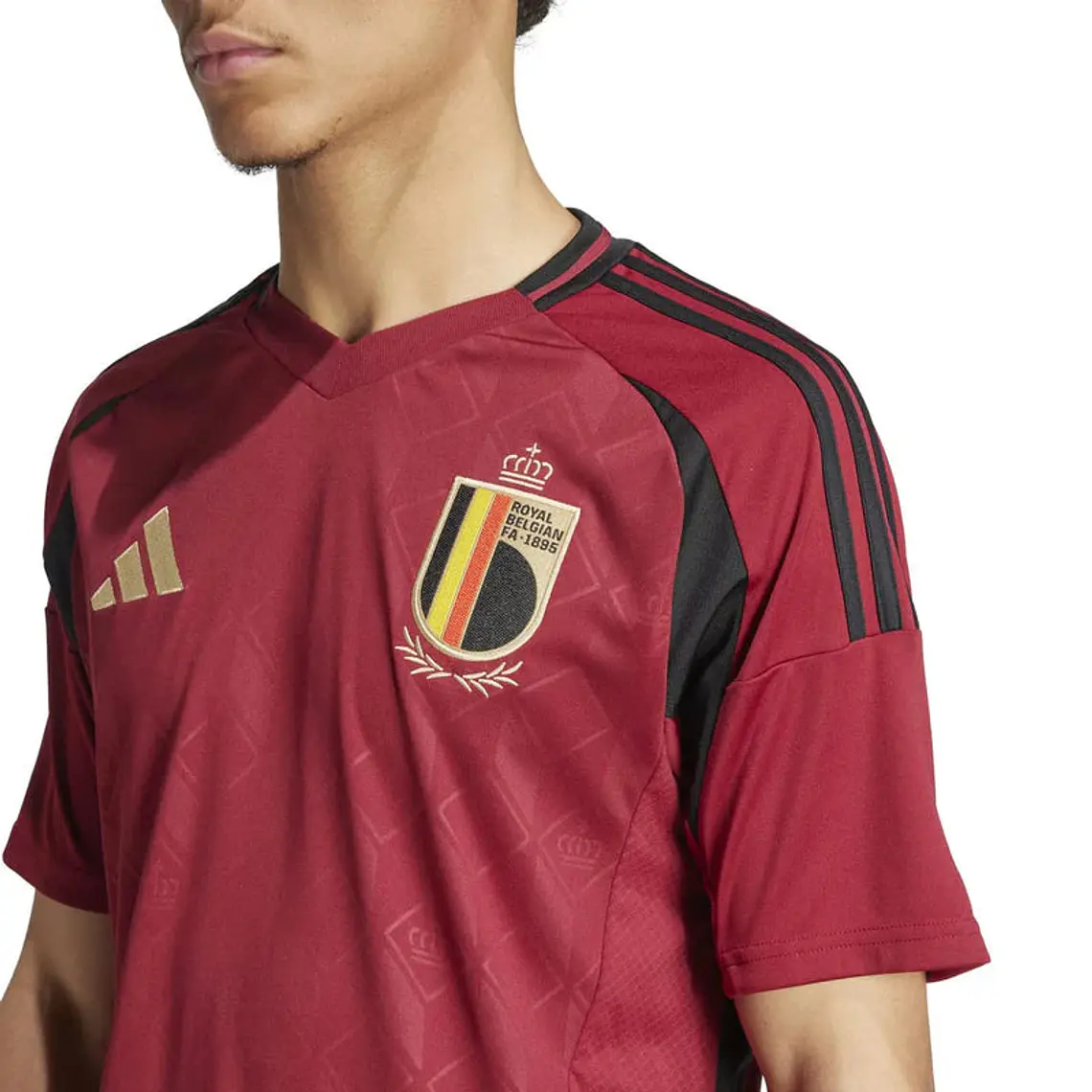 Camisa Bélgica Adidas Home Masculina Torcedor 24/25 2