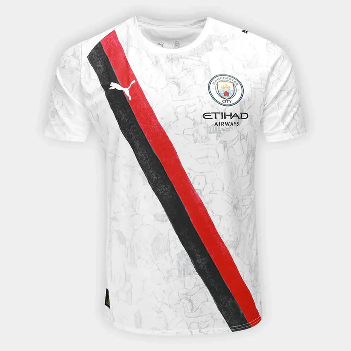Camisa Manchester City Kidsuper 25/26 Torcedor Puma Masculina - Branco 1