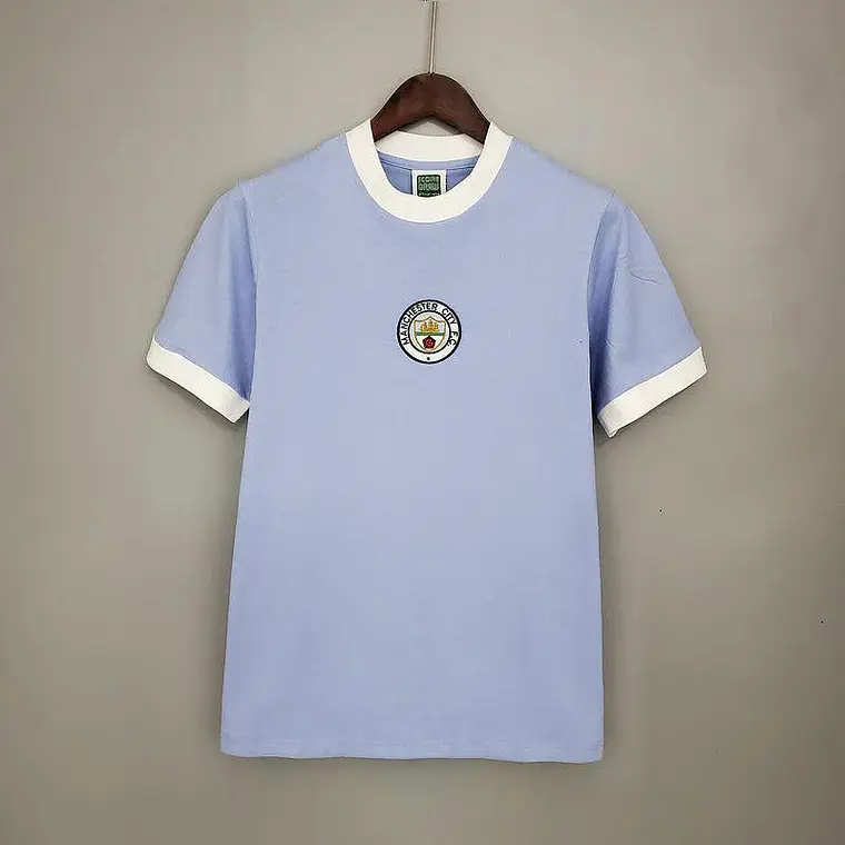 Camisa Manchester City Retrô 1972 Azul 1