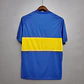 Camisa Boca Juniors Retrô 1981 Azul e Amarela - Adidas - Thumbnail 3