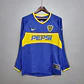 Camisa Manga Longa Boca Juniors 03/04 Nike - Azul e Amarelo - Thumbnail 1