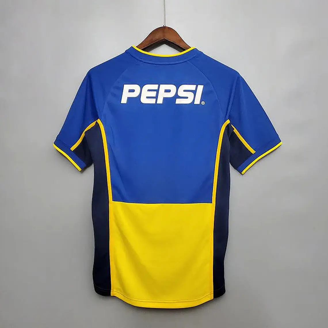 Camisa Boca Juniors Retrô 2002 Azul e Amarela - Nike 3