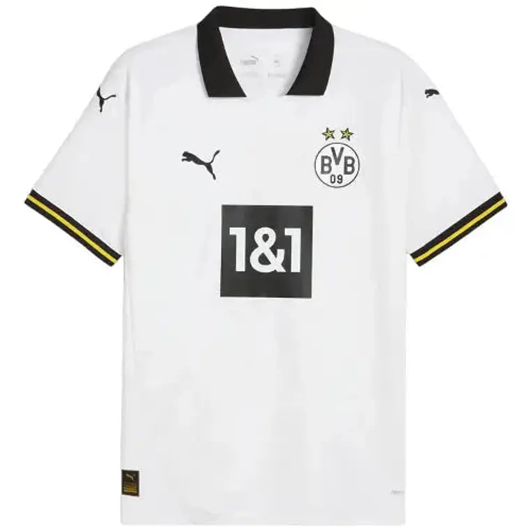 Camisa Borussia Dortmund lll 2024/25 Branca - Modelo Torcedor 3