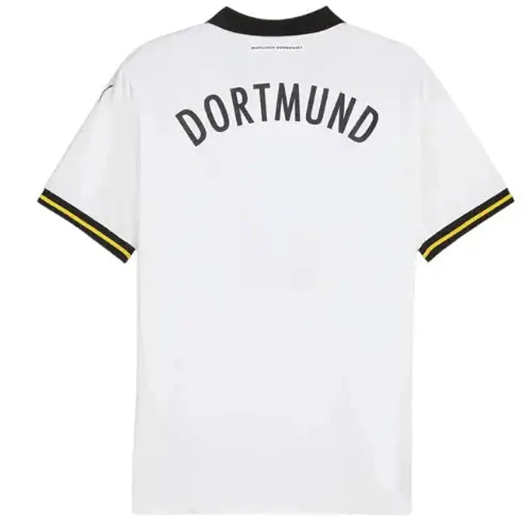 Camisa Borussia Dortmund lll 2024/25 Branca - Modelo Torcedor 4