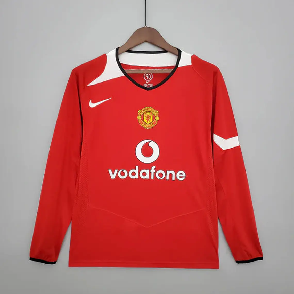 Camisa Manga Longa Manchester United 04/06 Nike - Vermelho 1