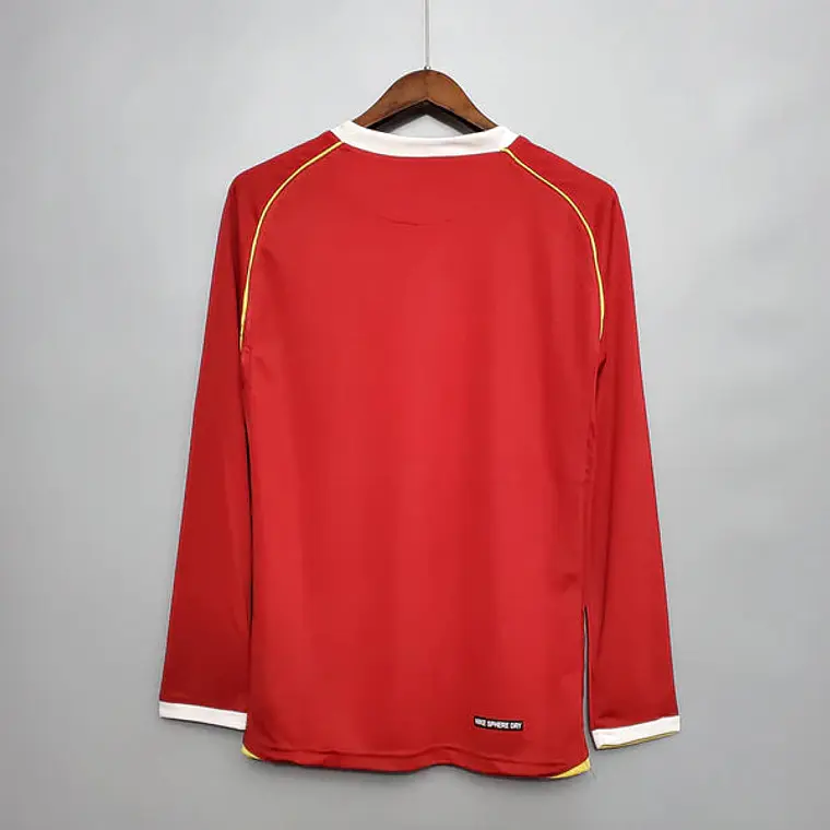 Camisa Manga Longa Manchester United 06/07 Nike - Vermelho 2