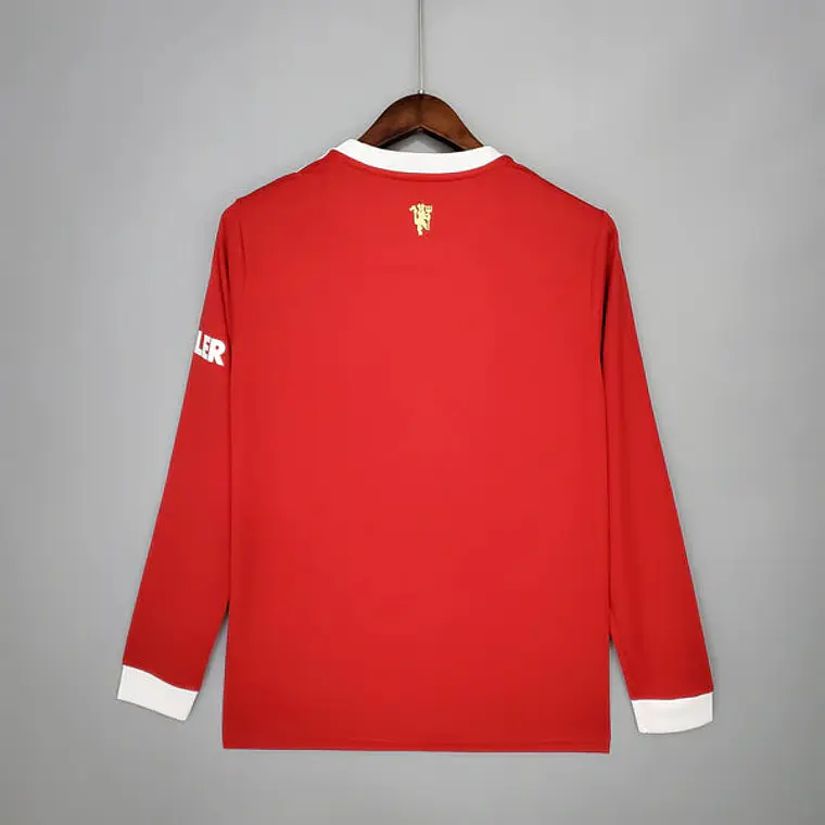 Camisa Manga Longa Manchester United 21/22 Adidas - Vermelho 2