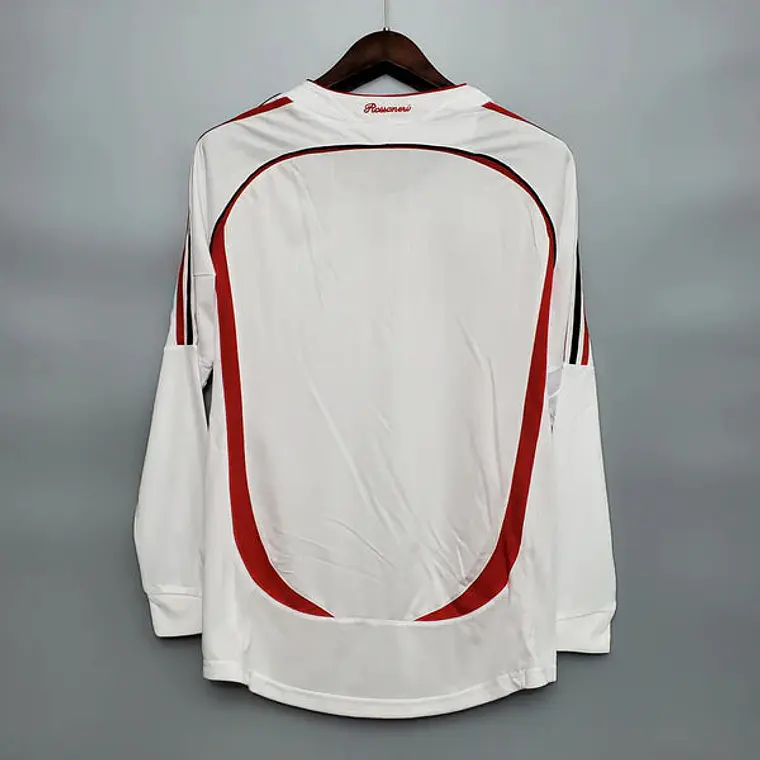 Camisa Manga Longa Milan Champions League 06/07 Adidas - Branco 2