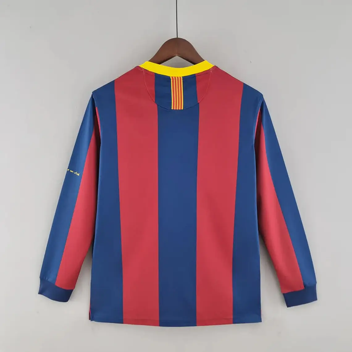 Camisa Manga Longa Barcelona 10/11 Nike - Grená 2
