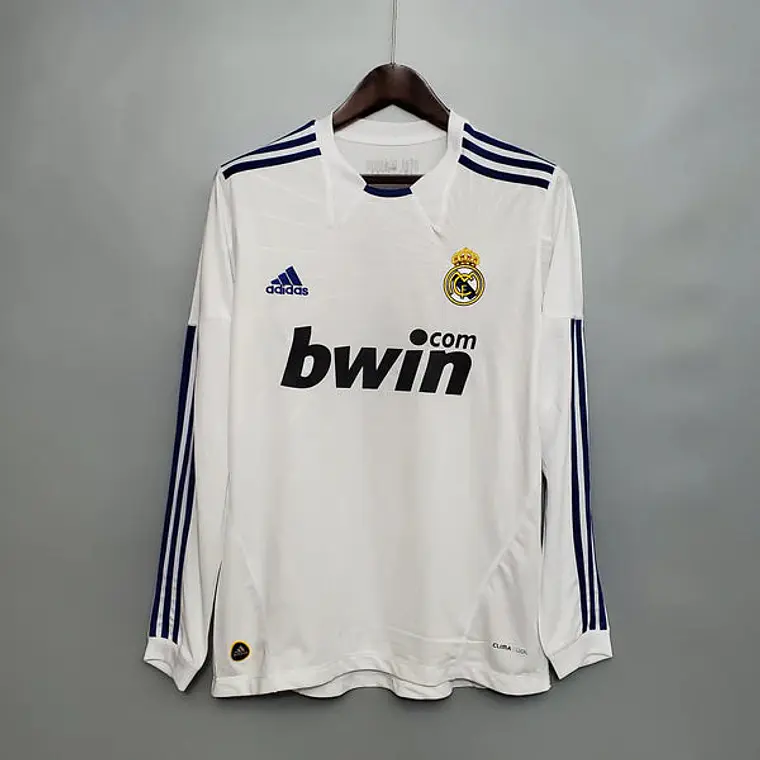 Camisa Manga Longa Real Madrid 10/11 Adidas - Branco 1