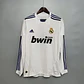 Camisa Manga Longa Real Madrid 10/11 Adidas - Branco - Thumbnail 1