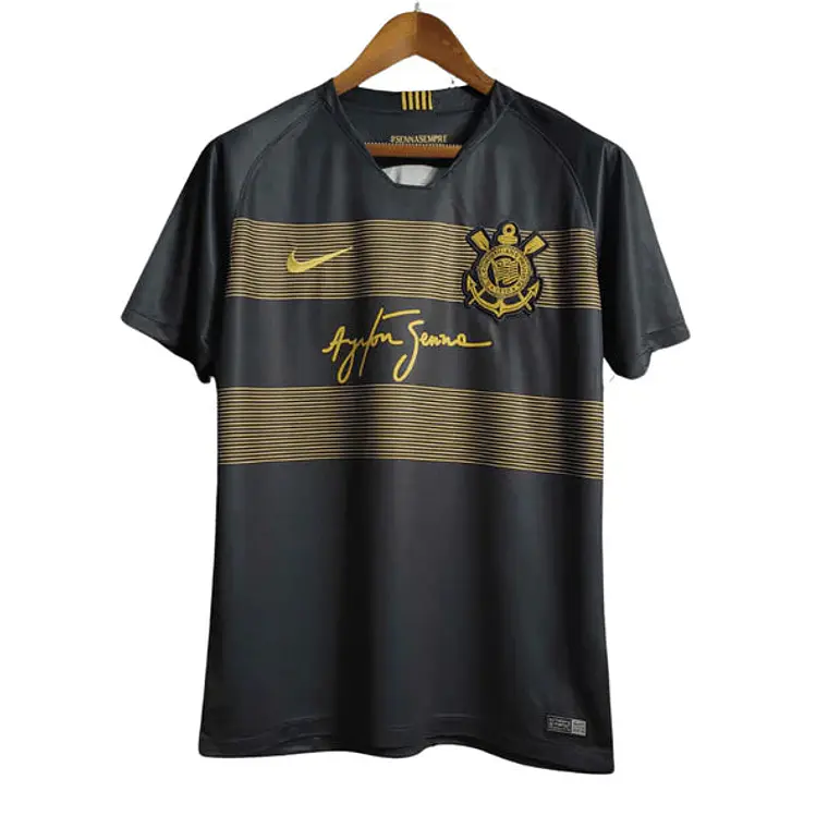 Camisa Corinthians Ayrton Senna Retro 2018/19 - Nike Torcedor Masculina 1