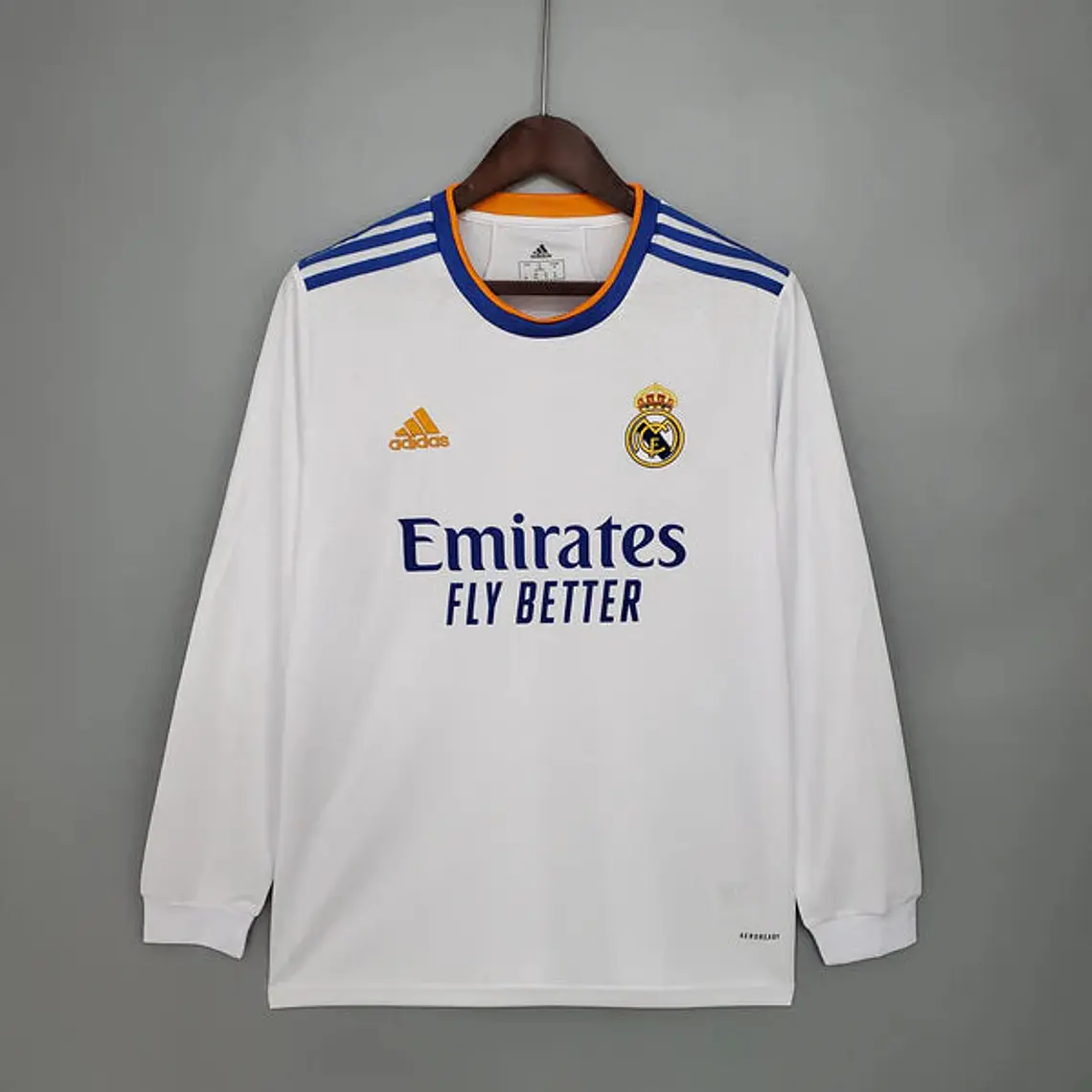 Camisa Manga Longa Real Madrid 21/22 Adidas - Branco 1