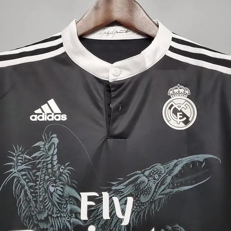 Camisa Manga Longa Real Madrid Third 14/15 Adidas - Preto 3