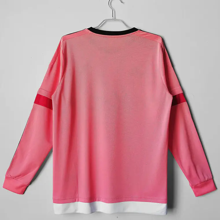 Camisa da Juventus 2015 Retrô  Manga longa - Rosa 2