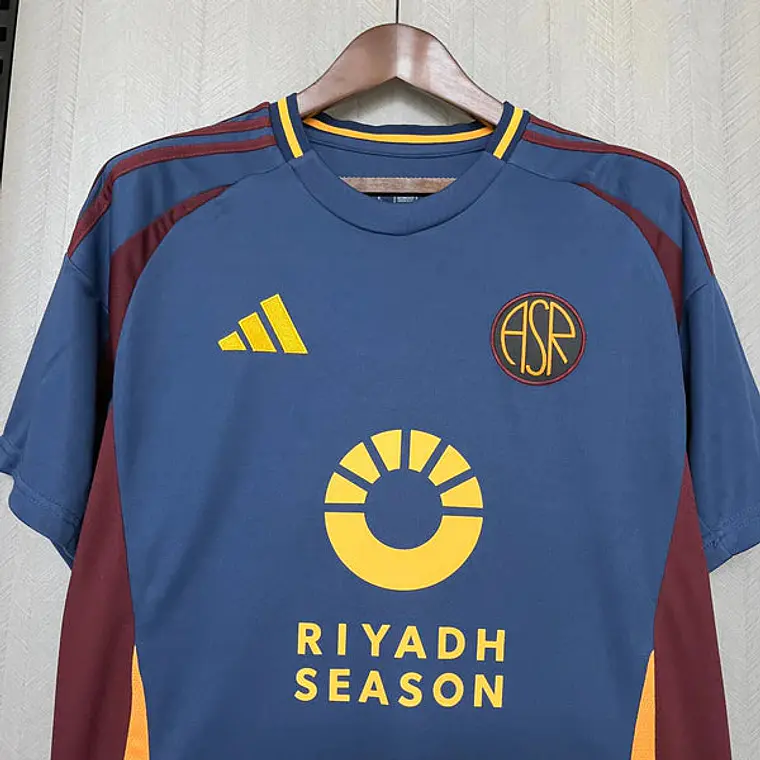 Camisa da Roma  III 24/25 Azul e Amarela 2