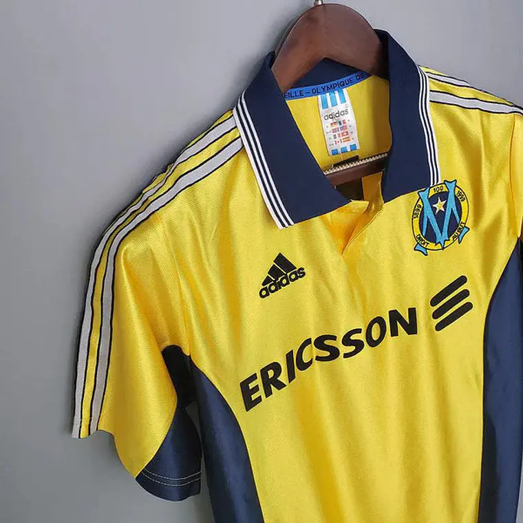 Camisa Marseille Retrô 1998/1999 Amarela - Adidas 3
