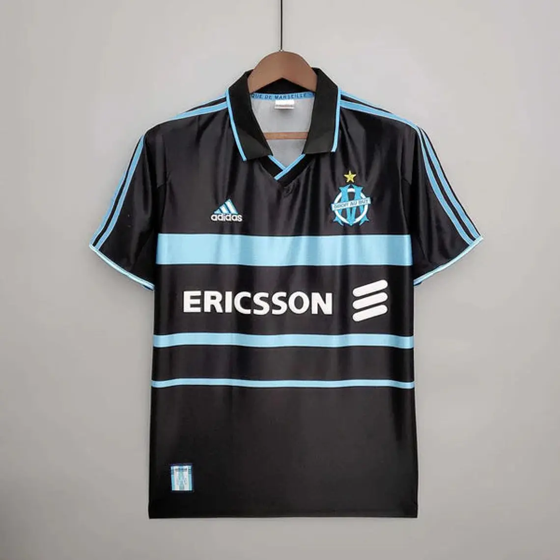 Camisa Marseille Retrô 1999/2000 Preta - Adidas 1