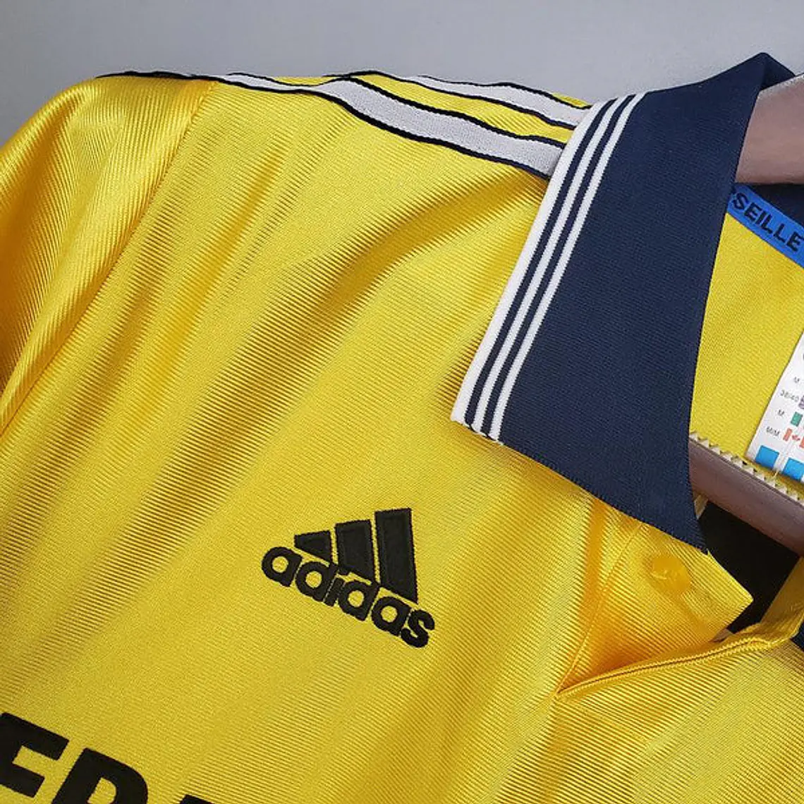 Camisa Marseille Retrô 1998/1999 Amarela - Adidas 5