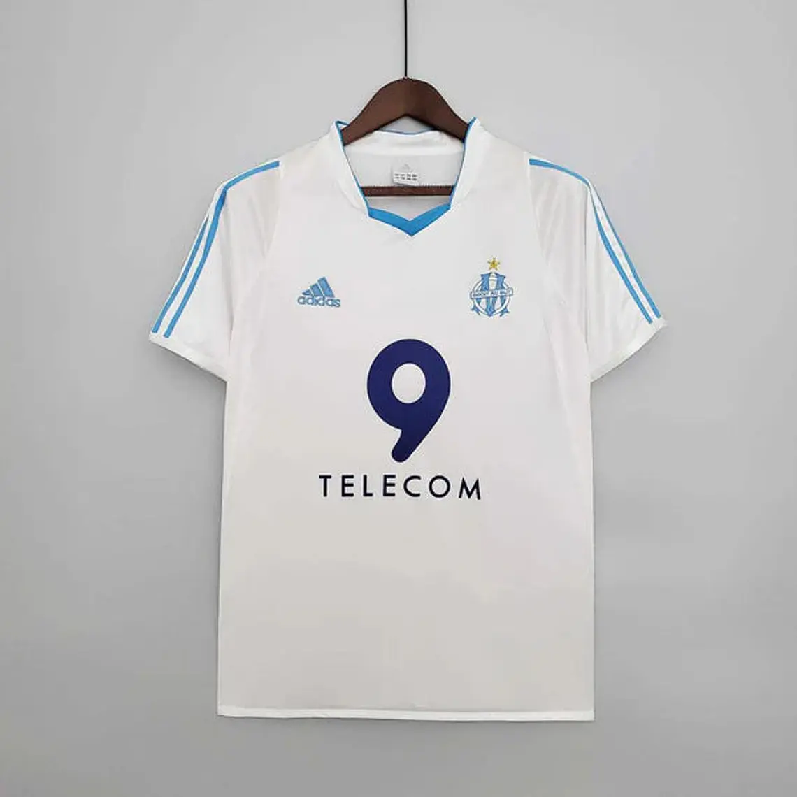 Camisa Marseille Retrô 2002/2003 Branca - Adidas 1