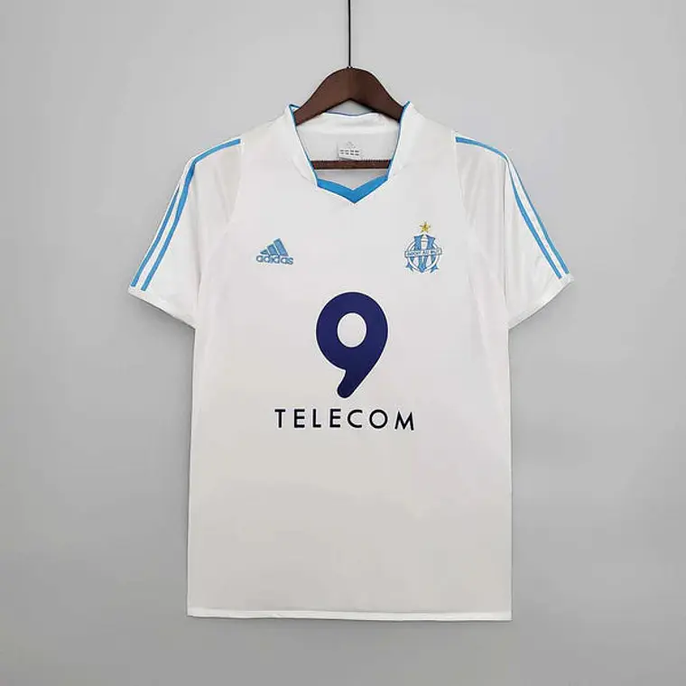 Camisa Marseille Retrô 2002/2003 Branca - Adidas 1