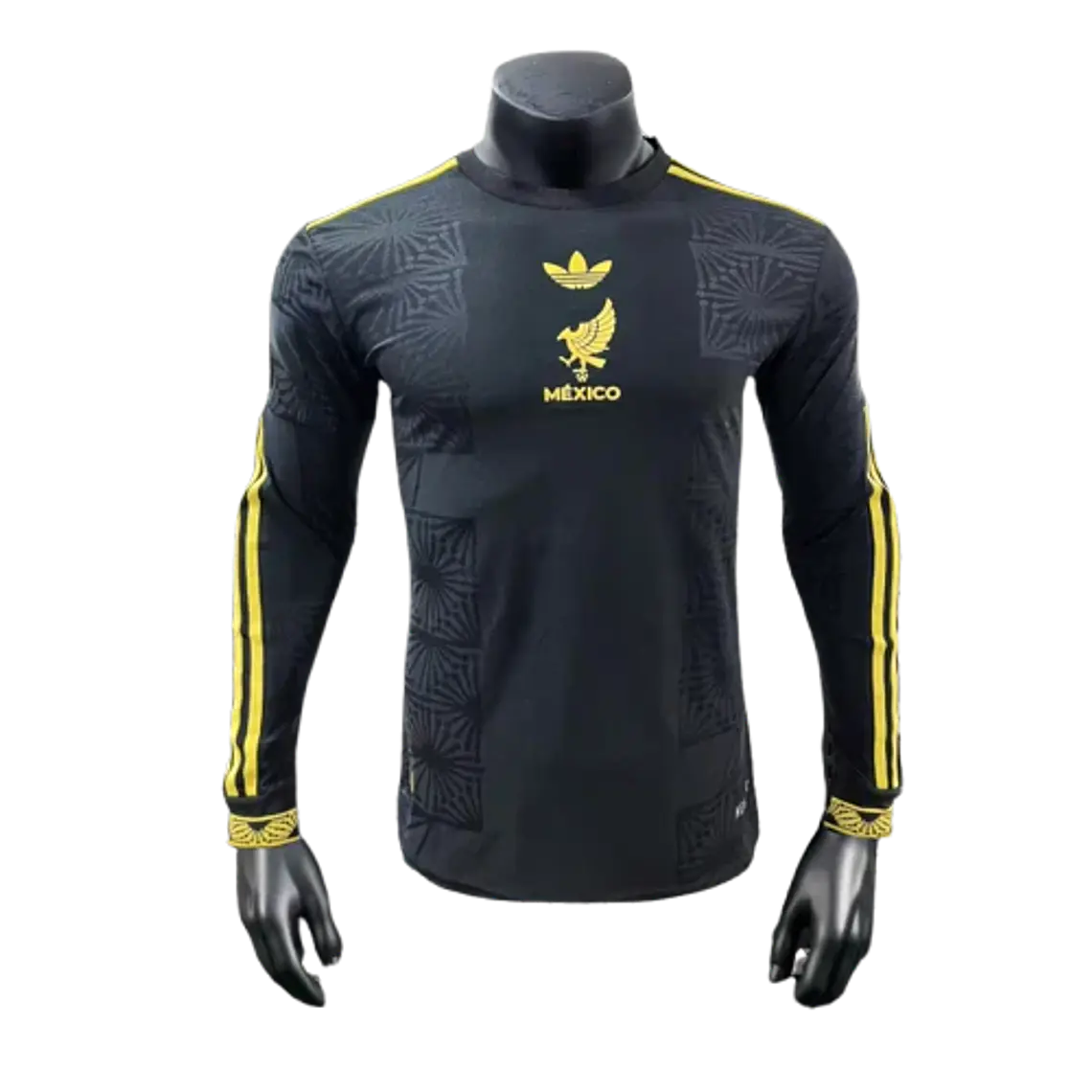 Camisa México 25/26 Gold Cup Edition - Preta - Manga Longa 1