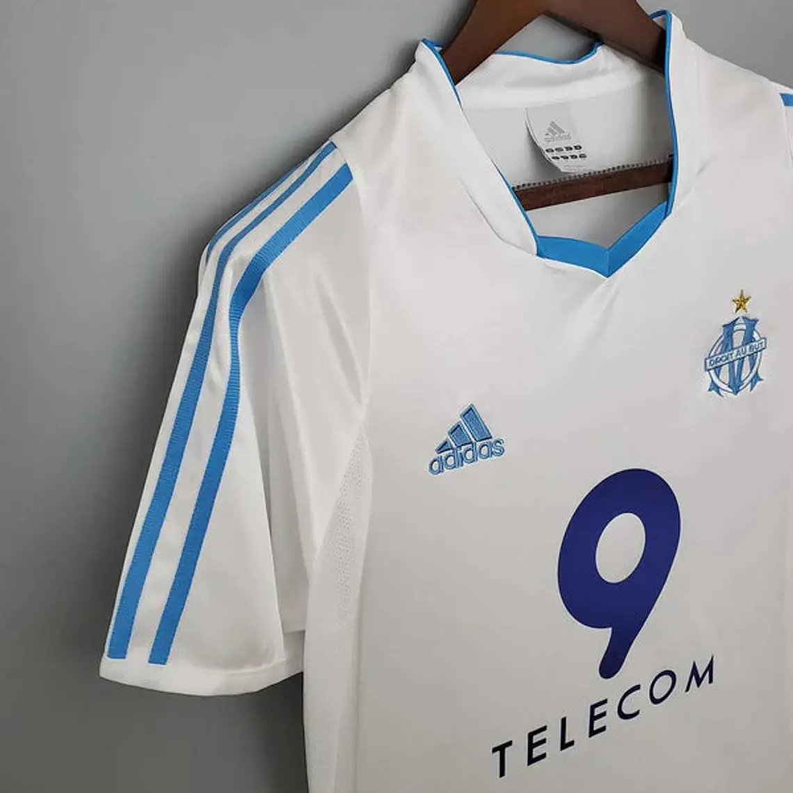 Camisa Marseille Retrô 2002/2003 Branca - Adidas 4
