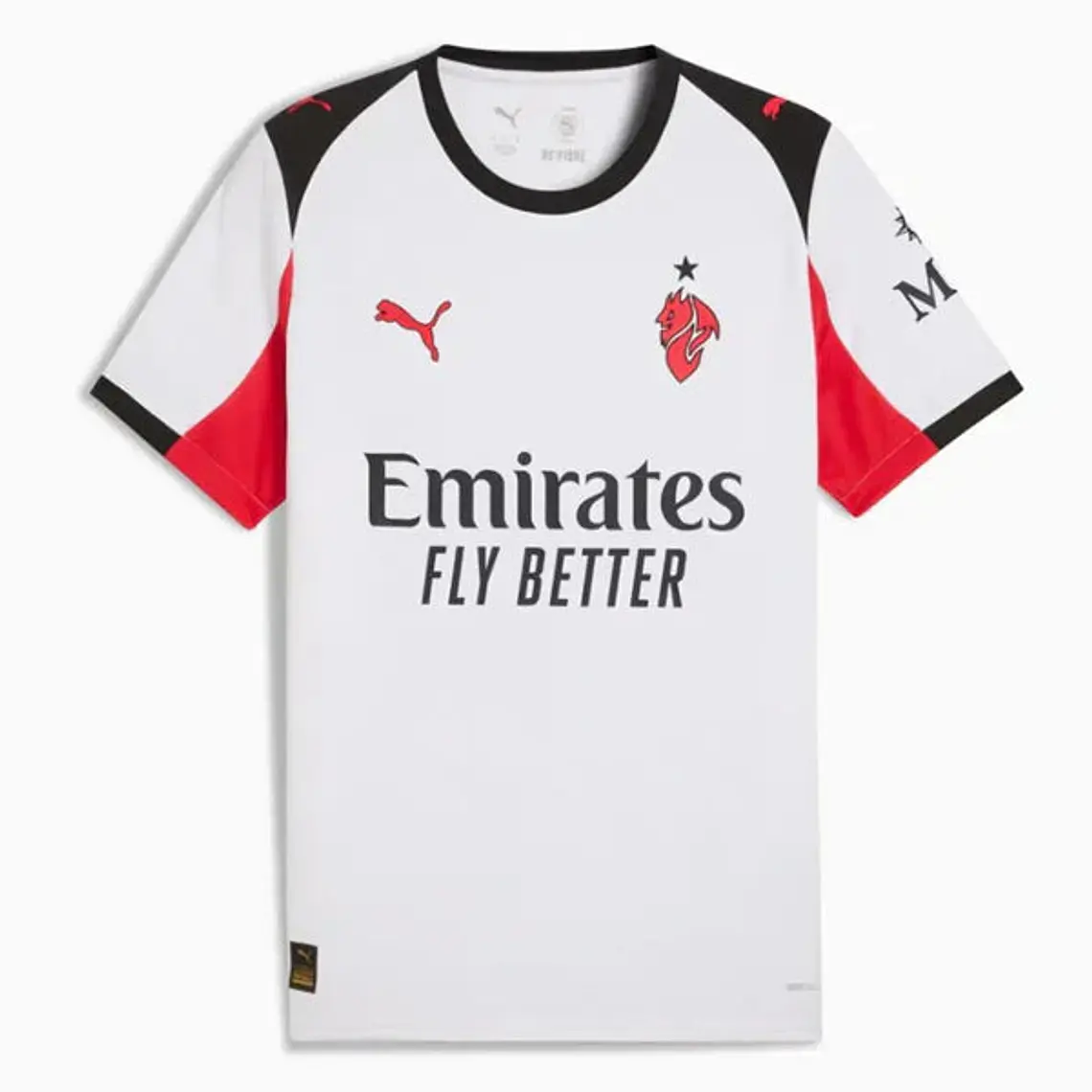 Camisa Milan Away 25/26 s/n Torcedor Puma Masculina - Branco 1