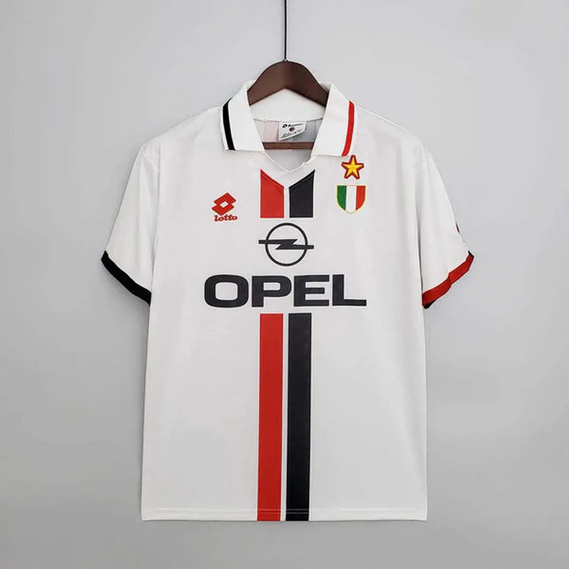 Camisa Milan Retrô 1995/1997 Branca - Lotto 1