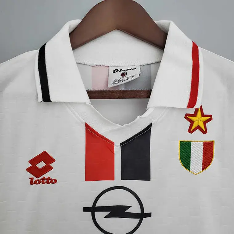 Camisa Milan Retrô 1995/1997 Branca - Lotto 3
