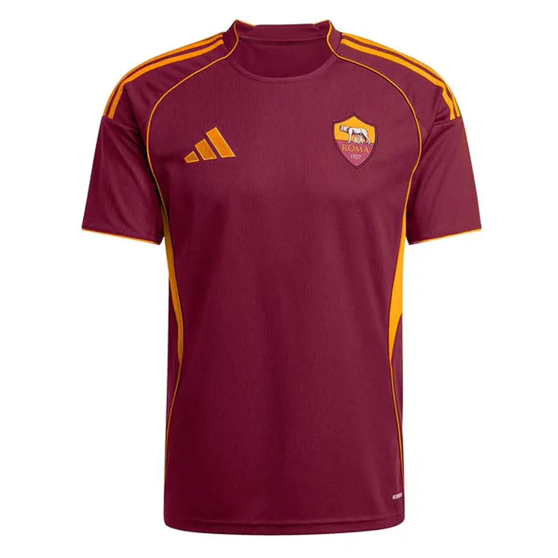 Camisa Roma Home 25/26 s/n Torcedor Adidas Masculina - Bordô 1
