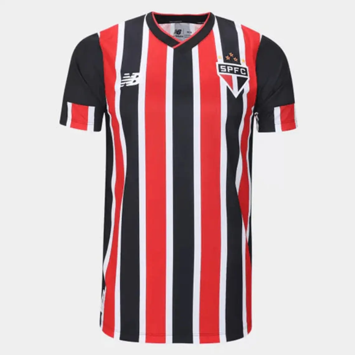 Camisa São Paulo I 24/25 New Balance - Vermelha e preta 1