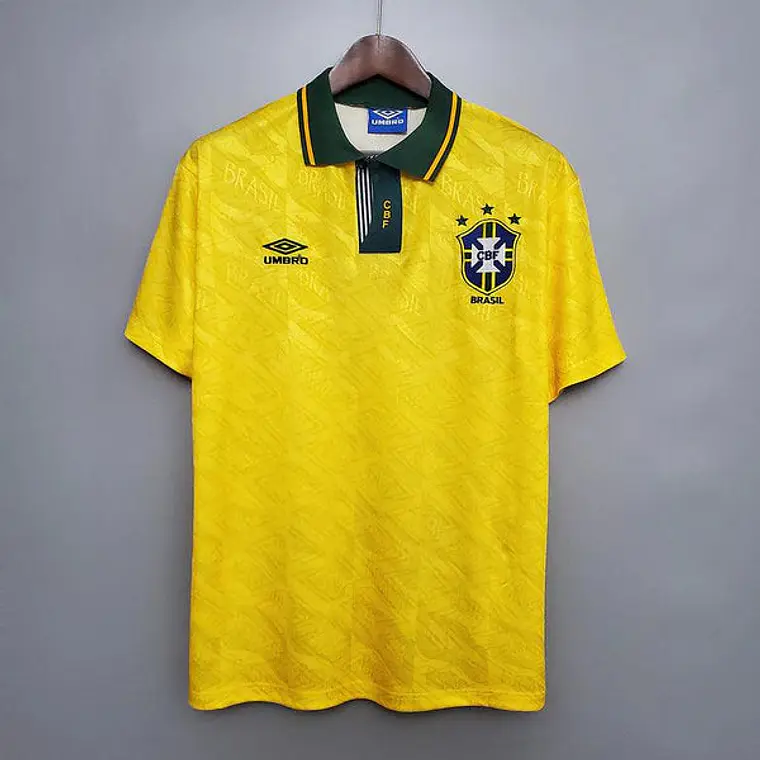 Camisa Seleção Brasileira Retrô 1991/1993 Amarela - Umbro 1