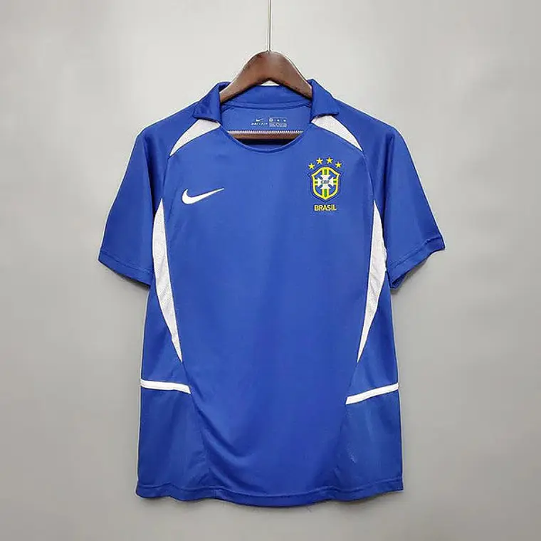 Camisa Seleção Brasileira Retrô 2002 Azul - Nike 1