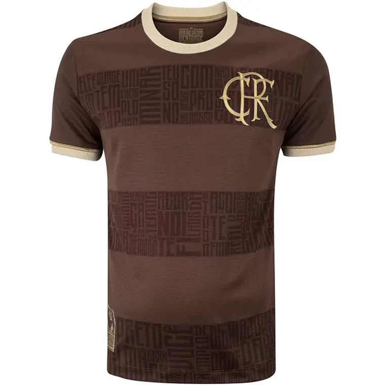 Camisa Flamengo Identidade 24/25 Masculina- Marrom 1