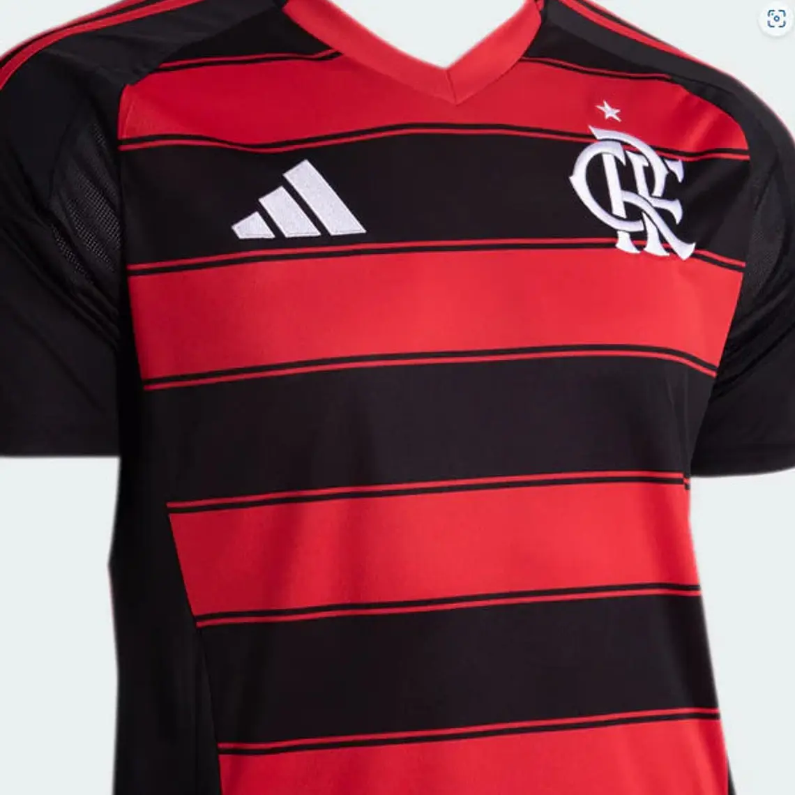 Camisa Flamengo I Titular 25/26 - Adidas Torcedor Feminina Lançamento 3