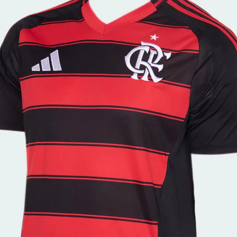Camisa Flamengo I Titular 25/26 - Adidas Torcedor Feminina Lançamento 4