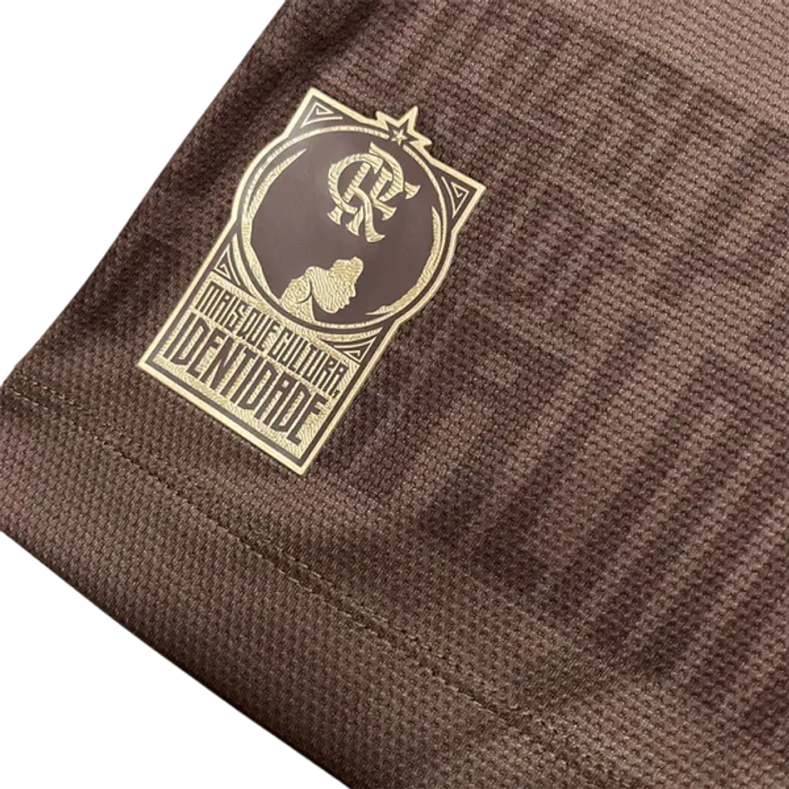 Camisa Flamengo Identidade 24/25 Masculina- Marrom 4