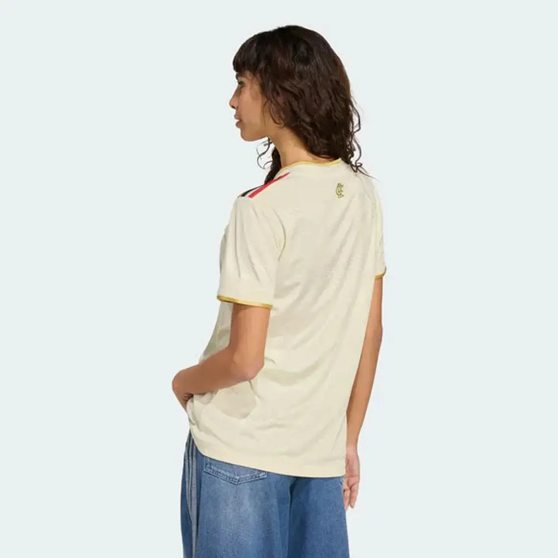 Camisa Flamengo III 25/26 Torcedor Adidas Feminina - Off White 2