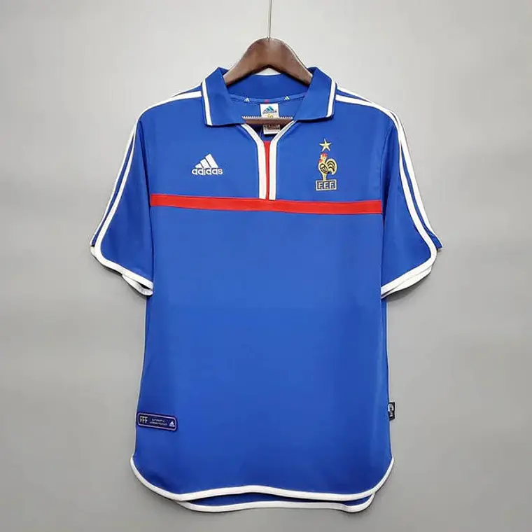 Camisa França Retrô 2000 Azul - Adidas 1