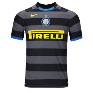 Camisa Inter de Milão Retro 2020/21 III Preta e Cinza Nike