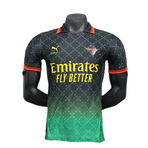 Camisa AC Milan 25/26 Edição Comemorativa - Preto - Versão Jogador