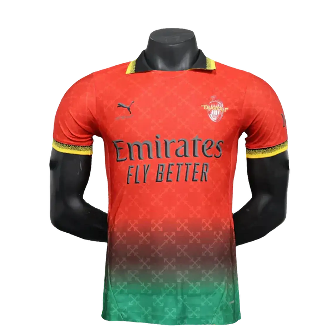 Camisa AC Milan 25/26 Edição Comemorativa - Vermelho - Versão Jogador 1
