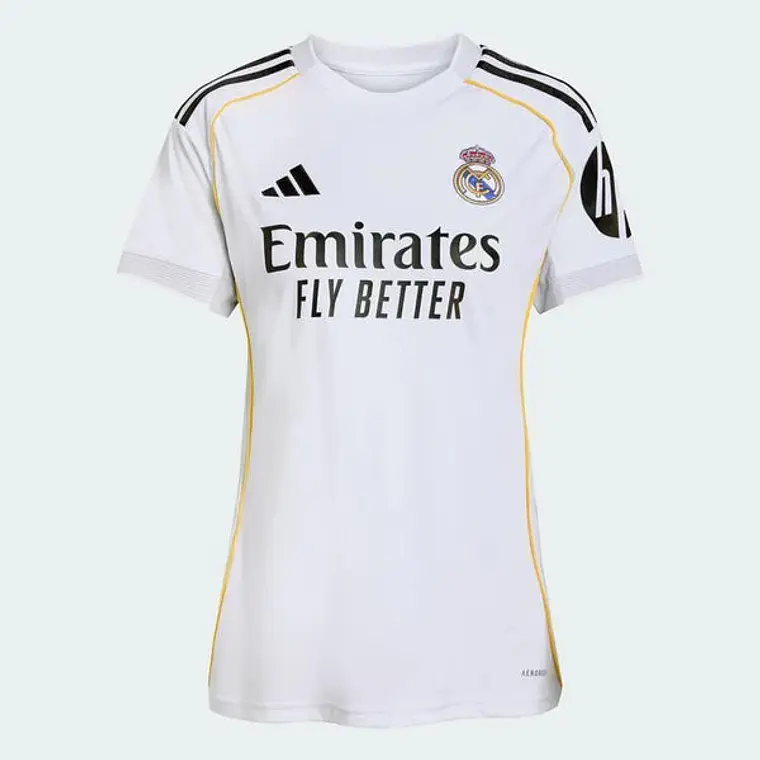 Camisa Adidas I do Real Madrid 25/26 Feminina - Branco 1