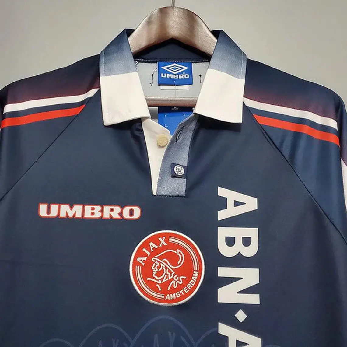Camisa Ajax Retrô 1997/1998 Azul - Umbro 3